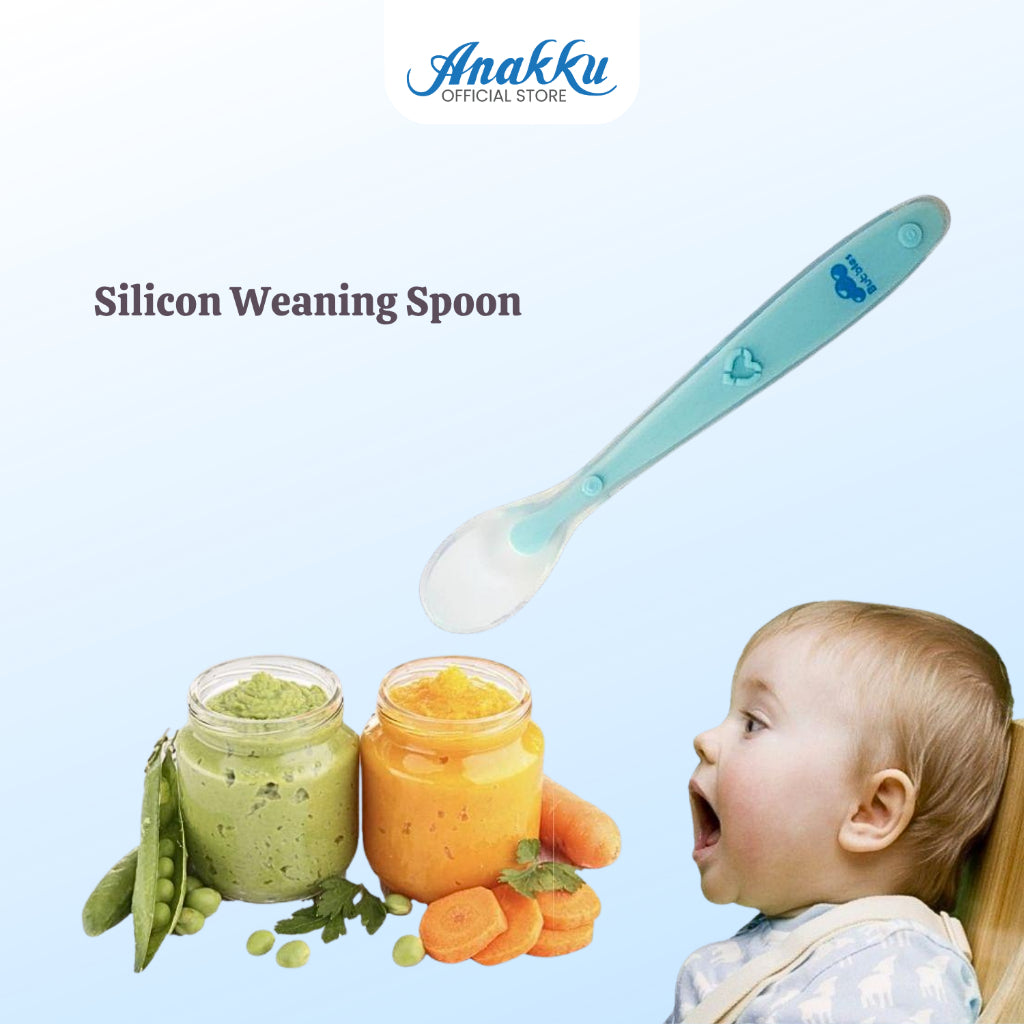 Bubbles Silicone Weaning Spoon - BUF3406