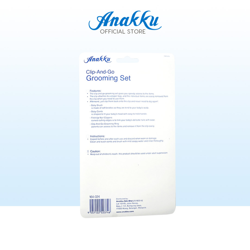 Anakku Clip-And-Go Grooming Set 164-024