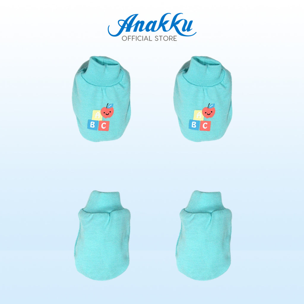 Anakku Newborn Baby 2 IN 1 Mittens and Booties Accessories Set Sarung Tangan/Kaki Bayi EAK943-1