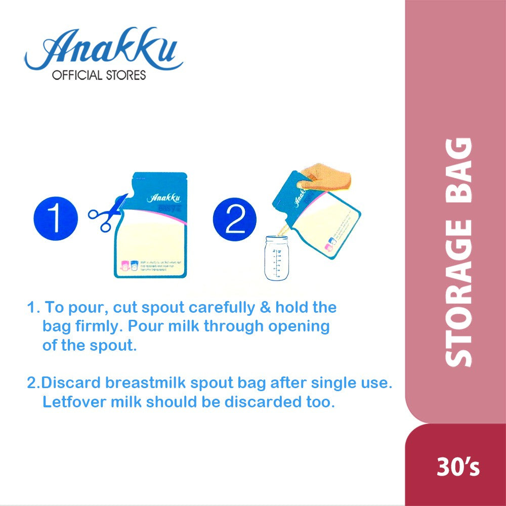 Anakku Milk Storage Bag W Thermal Sensor 250ml-30S | Beg Penyimpanan Susu 164-115