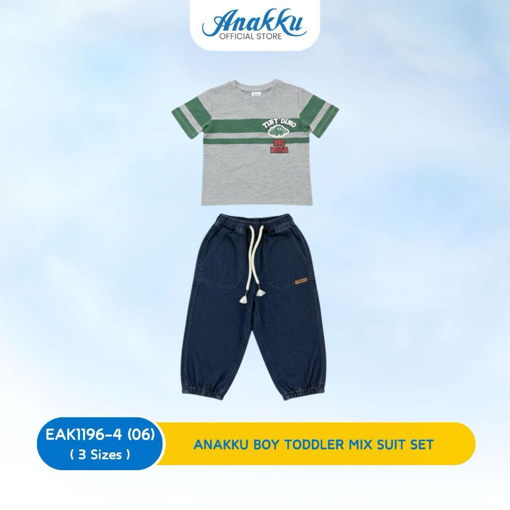ANAKKU BOY TODLER MIX SUIT SET (1 yrs to 3 yrs) EAK1196-4