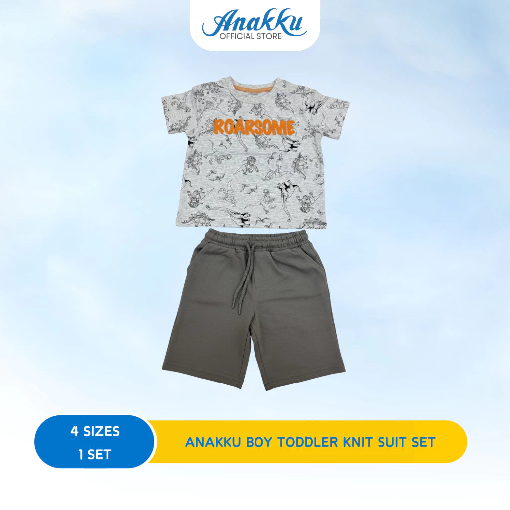 ANAKKU BOYS KNIT SUIT -SHORT SLV SLV TOP &SHORT PANT( 1 yr to 5 yrs)