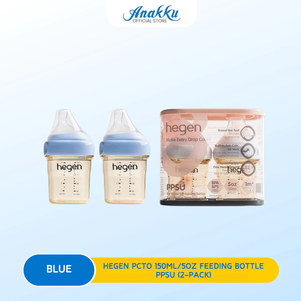 HEGEN PCTO 150ML / 5OZ BOTOL SUSU PPSU (PEK 2 UNIT)