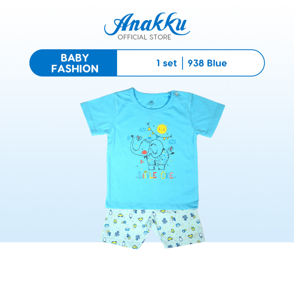 Anakku [0-12M] Baby Boy Newborn Suit Set Baju Bayi Lelaki EAK938-2