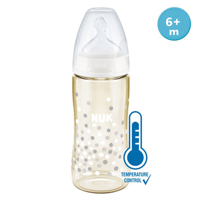 NUK PCH PPSU Temperature Control Bottle with Silicone Teat BPA Free (300ml) S2