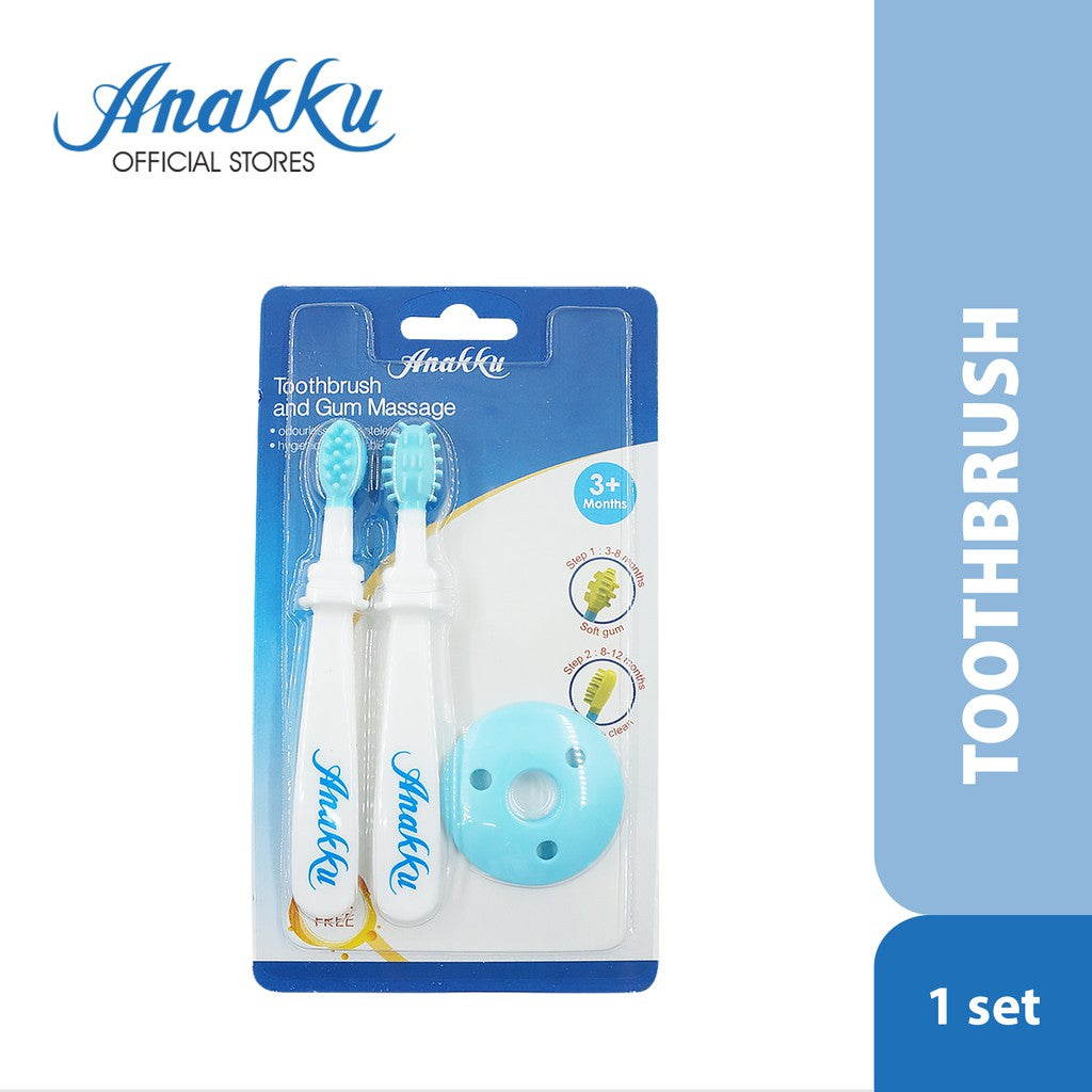 Anakku 3 in 1 Baby Training Toothbrush 164-025