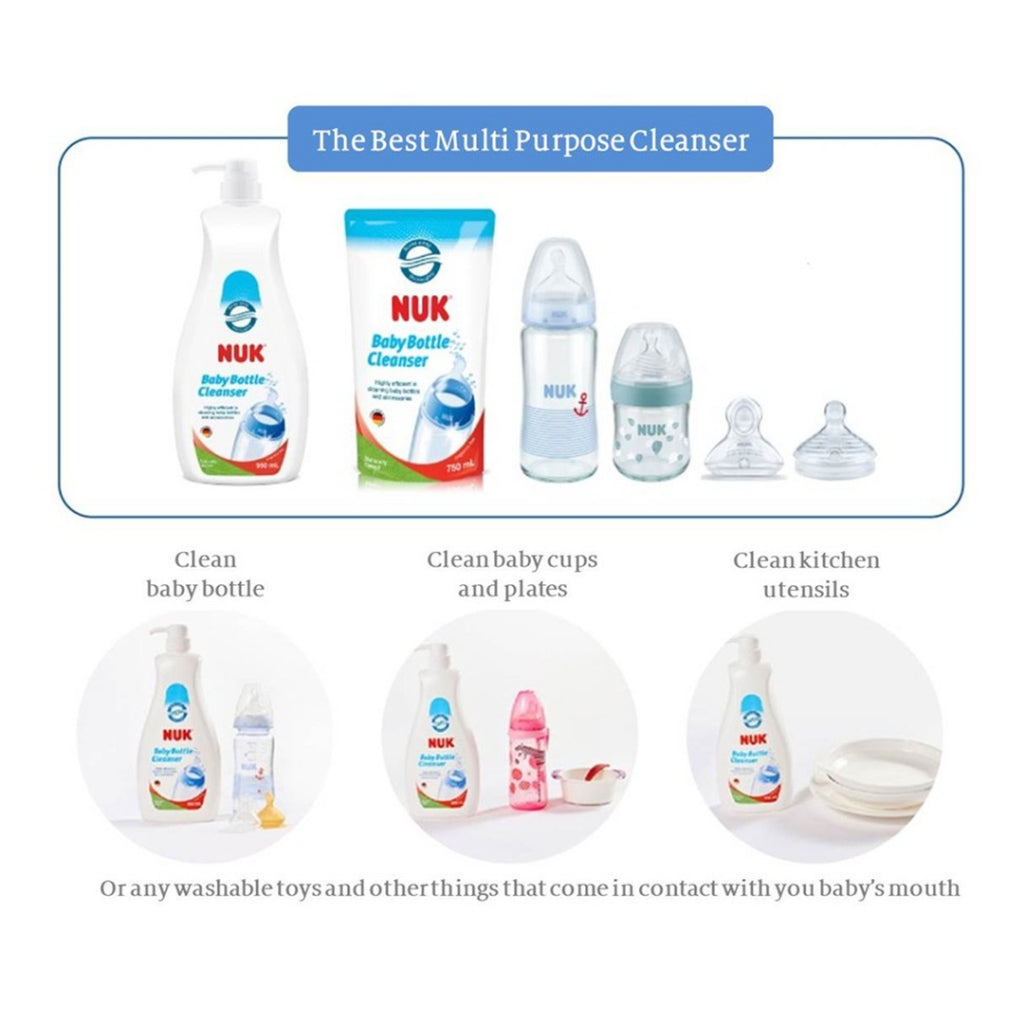 NUK Baby Bottle Cleanser + Refill Pack