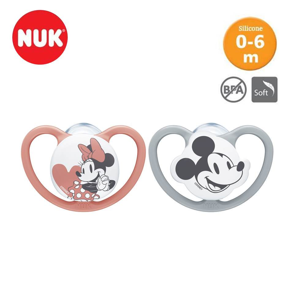 Sil Soother Space Mickey 2/Box