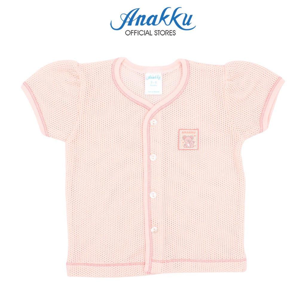 Anakku Baby Girl Newborn Newborn Eyelet Suit Set | Set Baju Bayi Perempuan [0-12 Months] EAK603-2