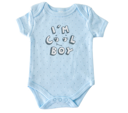 Anakku [0-12M] Newborn Baby Boy Bodysuit Set Baju Bayi Lelaki EAK721-2