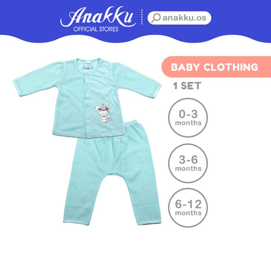 Anakku Baby Girl Newborn Suit Set-Mix Eyelet | Baju Bayi Perempuan [0-12 Months] EAK466-2