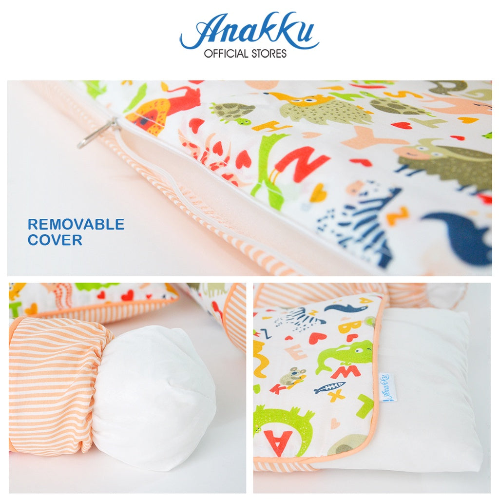 Anakku 4pcs Pillow & Bolsters Playard Mattress Bedding Set | Set Bantal Bayi 174-770