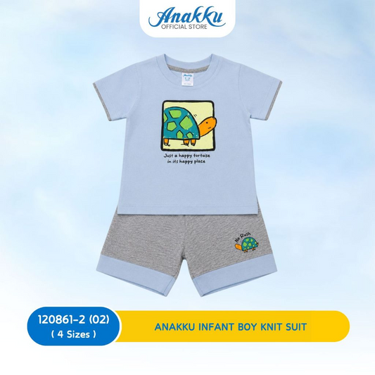 Anakku Boys Knit Suit- Top & Bottom (6 Mth to 24 Mth) - 120861-2(01 - 06)