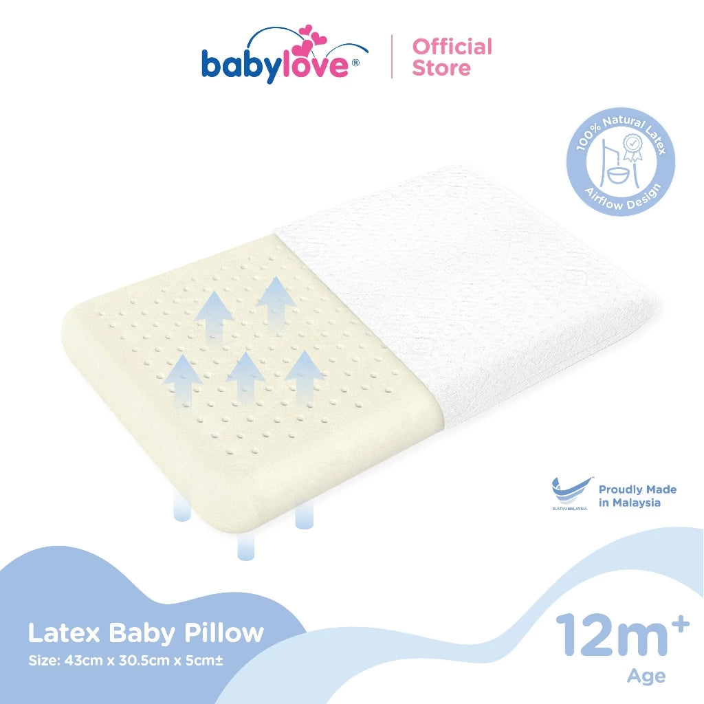 Babylove Natural Latex Baby Pillow (XL)