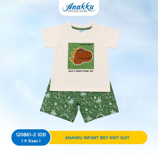 Anakku Boys Knit Suit- Top & Bottom (6 Mth to 24 Mth) - 120861-2(01 - 06)