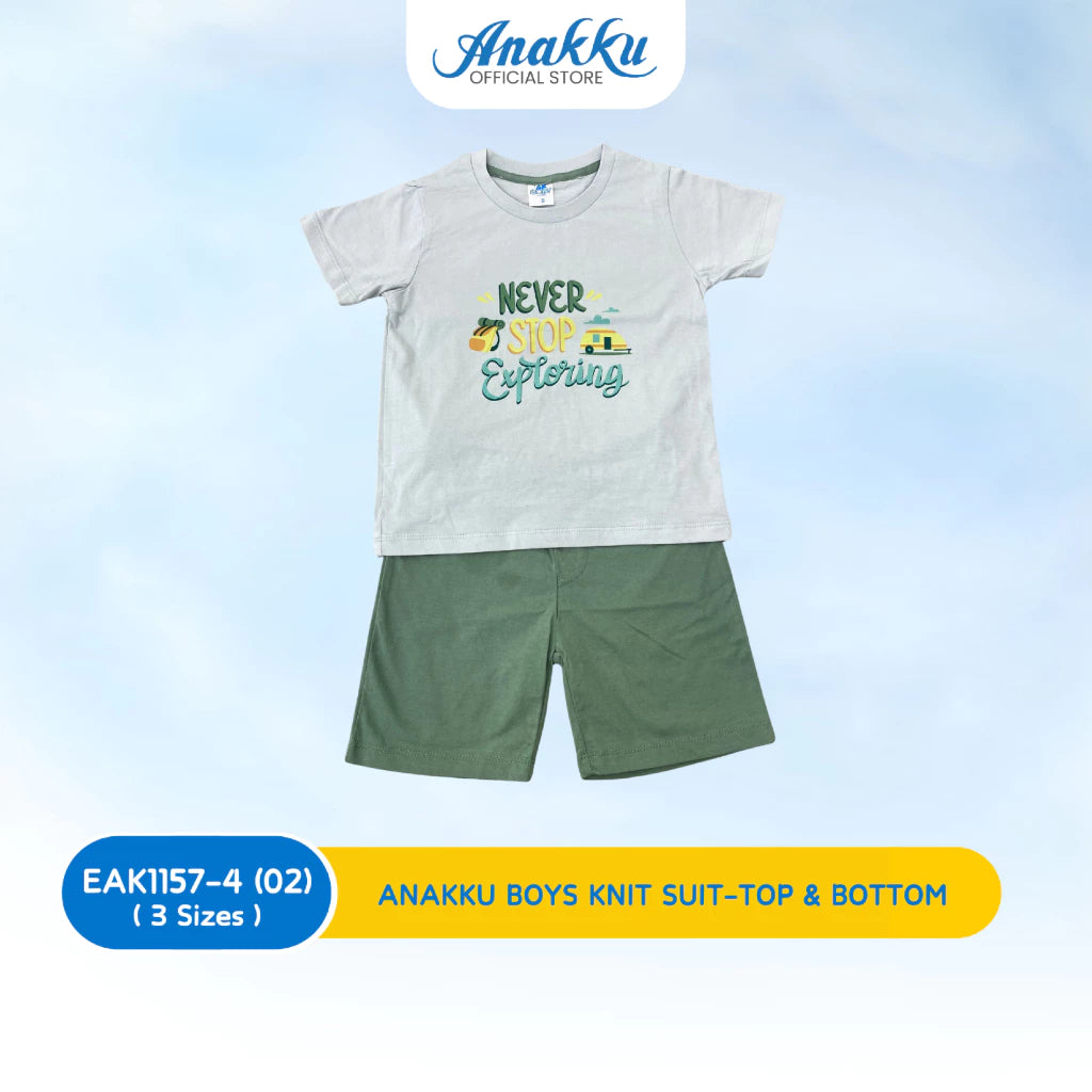 ANAKKU BOYS KNIT SUIT TOP & BOTTOM (1 - 3 years) - EAK1157-4