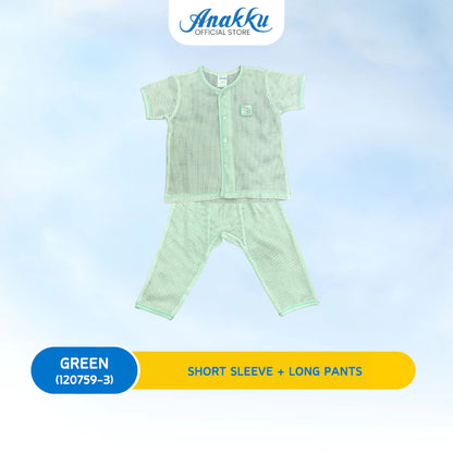 Anakku Newborn Set Baju Lubang Bayi Lelaki [0-18 Months] 120758-2/ 120759-2/ 120761-2
