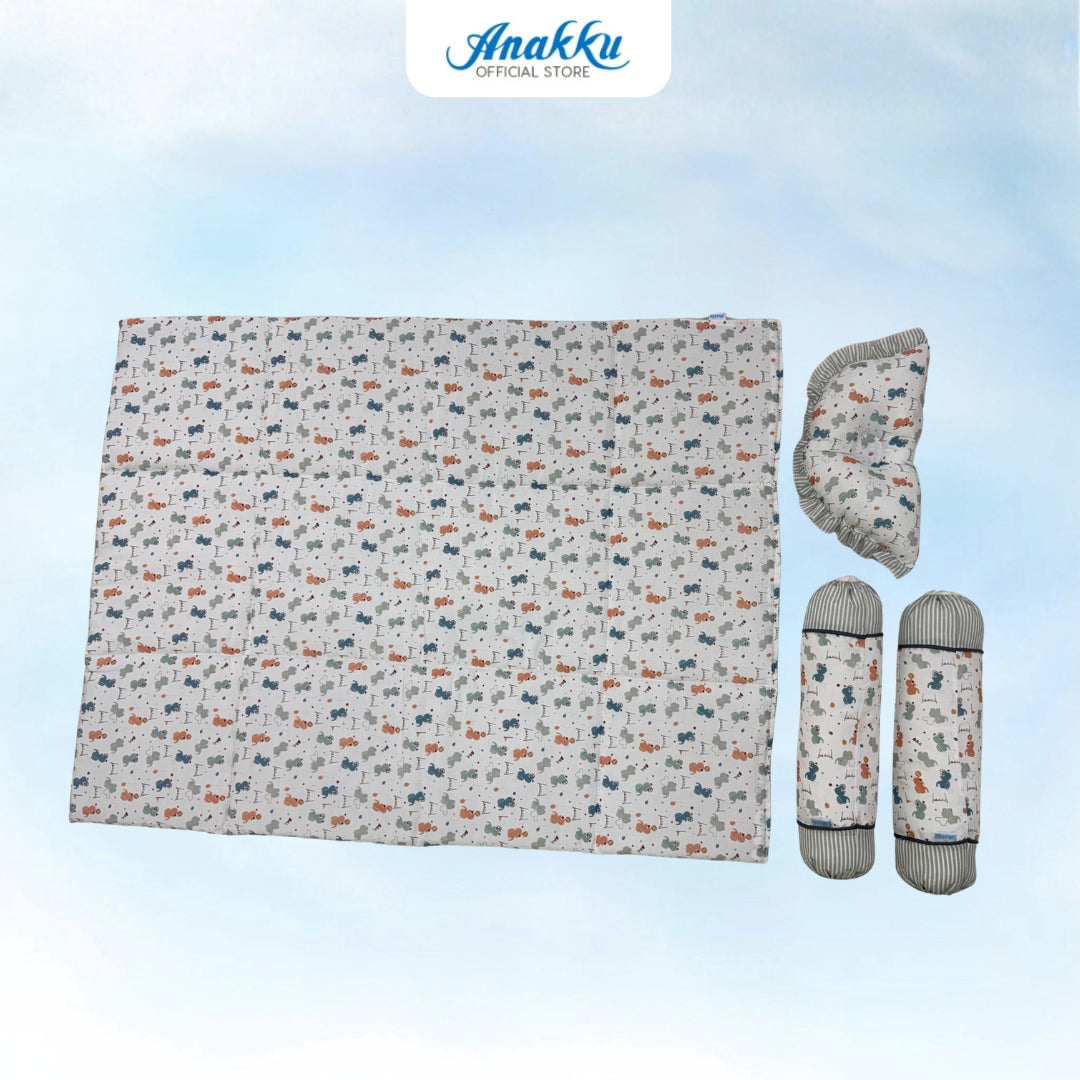 Anakku Bedding Set (Baby Elephant) | Set Bantal Bayi