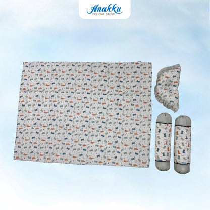 Anakku Bedding Set (Baby Elephant) | Set Bantal Bayi