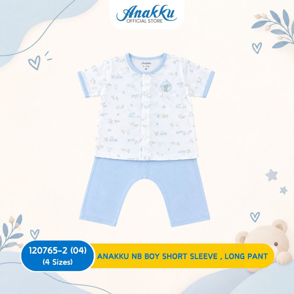 Anakku Newborn Set Boys & Girls | Set Baju Bayi Lelaki & Perempuan [0-18 Mths]