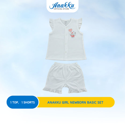 ANAKKU Newborn Set Baju Lubang Bayi Perempuan [0-18 Mths]