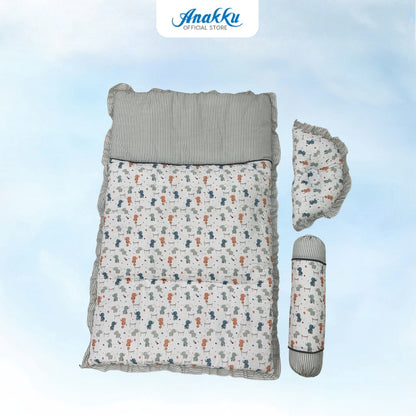 Anakku Bedding Set (Baby Elephant) | Set Bantal Bayi