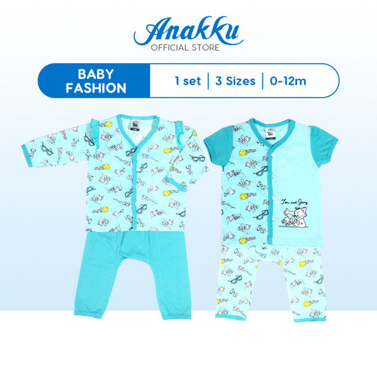 Anakku [0-12M] T&J Baby Girl Newborn Suit Set ETJ394-2