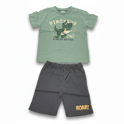 ANAKKU Boys Suit - Top & Bottom | Set Baju Kanak2 Lelaki - Baju & Seluar (1yr to 3yrs) EAK1170-4 (11 TO 18)