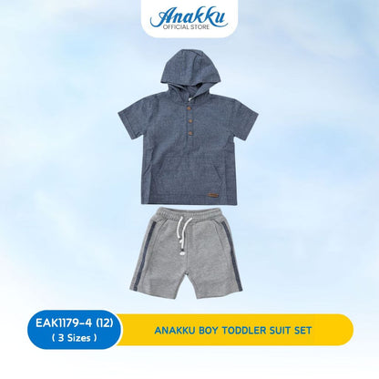 ANAKKU Boy Todler Knit Suit Set | Set Sut Kait Kanak-Kanak Lelaki (1yrs to 3yrs) EAK1179-4
