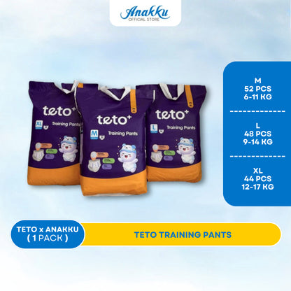 TETO Premium Baby Diaper Pants Size M - XXL