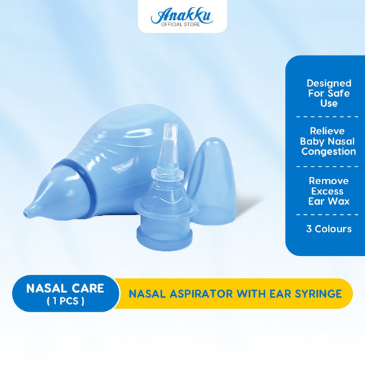 Anakku Nasal Aspirator with Ear Syringe / Penyedut Hingus Anakku dengan Picagari Telinga 164-017