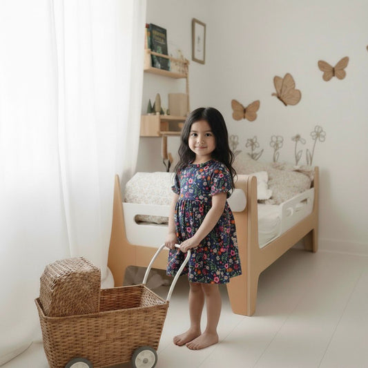 Anakku Girl Woven Dress (1 Dress) - EAK1162-4 (01)