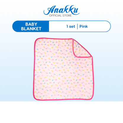 Anakku New Born Baby Hooded Cotton Towel Blanket Girl And Boy Kid'S Blanket | Selimut Kanak-Kanak EAK797