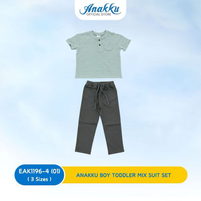 ANAKKU BOY TODLER MIX SUIT SET (1 yrs to 3 yrs) EAK1196-4