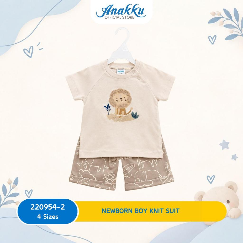 Anakku Boys Knit Suit/Set Baju & Seluar Bayi Lelaki - Top & Bottom (3Mth to 24Mth)