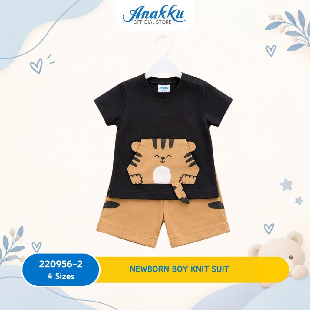 Anakku Boys Knit Suit/Set Baju & Seluar Bayi Lelaki - Top & Bottom (3Mth to 24Mth)