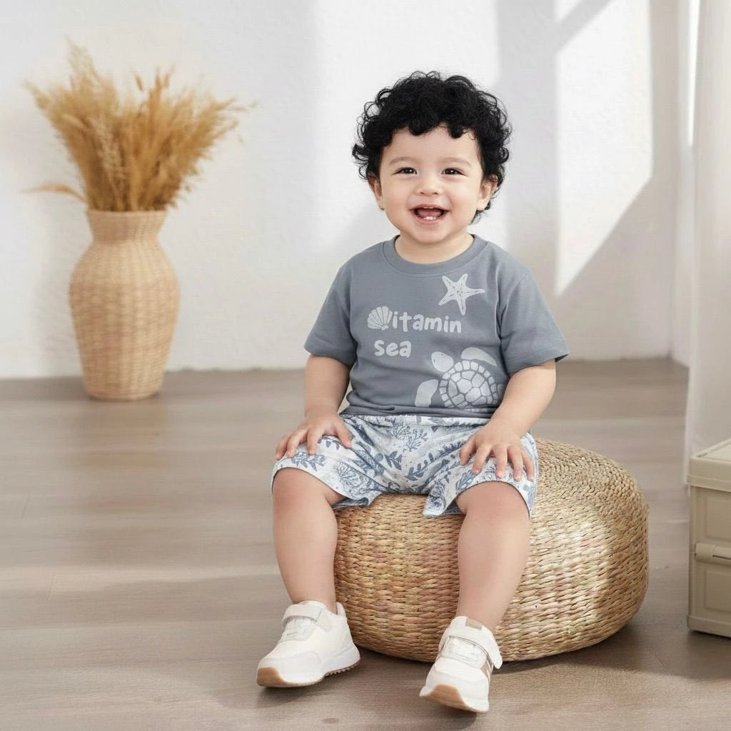 ANAKKU BOYS KNIT SUIT TOP & BOTTOM (1 - 3 years) - EAK1157-4