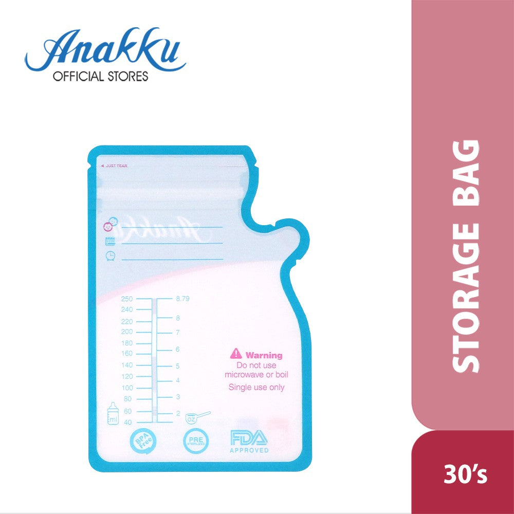 mall inline badgeAnakku Milk Storage Bag W Thermal Sensor 250ml-30S | Beg Penyimpanan Susu 164-115