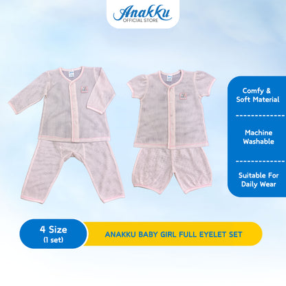 Anakku Newborn Set Baju Lubang Bayi Perempuan [0-18 Months] 120762-2/ 120763-2