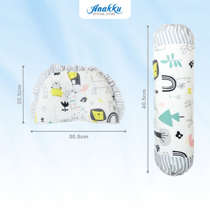 Anakku Bedding Set 3 in 1 Dimple Pillow Bolsters Set Forest/Jungle Set Bantal Bayi 174-791