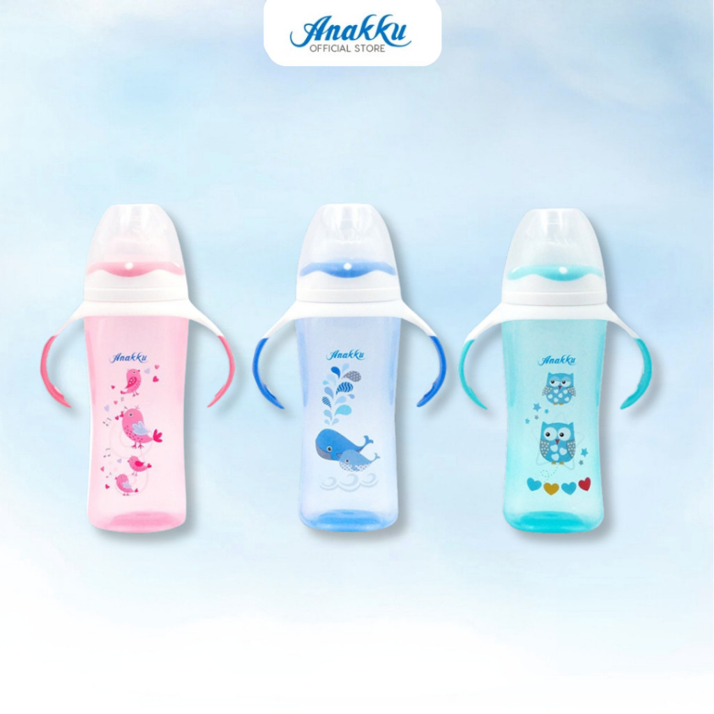 Anakku 2 Handle Swivel Lid Cup - Cawan Penutup Putar dengan 2 Pemegang 8oz (250ml) 163-391