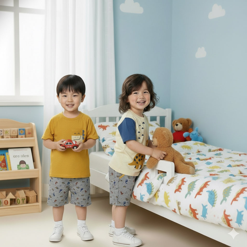 ANAKKU BOYS KNIT COMBO- 2 TOP & 1 BOTTOM (6-24MONTHS)