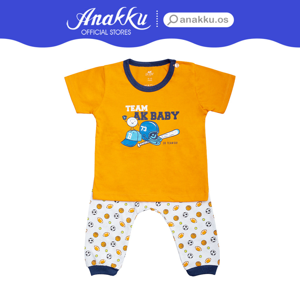 Anakku [3-18M] Newborn Baby Boy Clothing Suit Set Baju Bayi Lelaki EAK866-2
