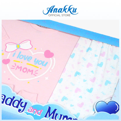Anakku Newborn Baby Girl 4pcs Gift Set Set Hadiah Bayi [0-6 Months] 120510-1