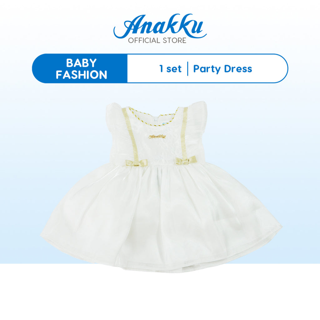 Anakku [3-24M] Newborn Baby Girl Party Dress Sleeveless Dress Pakaian Bayi Perempuan EAK839-2