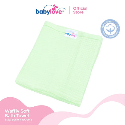 Babylove Tuala Bayi | Cotton Baby Towel (100% Cotton) 50cm x 100cm