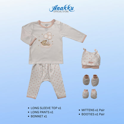 Anakku Newborn Baby Boy Gift Set [5pcs/set] Set Hadiah Bayi Lelaki [0-6 Months] 120496-1