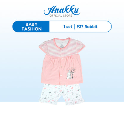 Anakku [0-12M] Baby Girl Newborn Suit Set Baju Bayi Perempuan EAK935