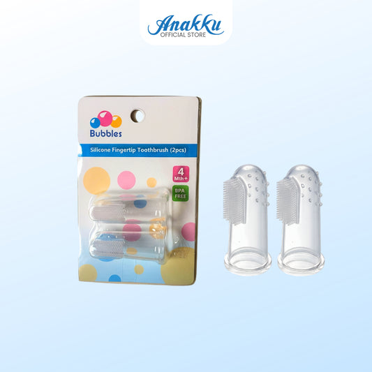 Bubbles Silicone Fingertip Toothbrush (2pcs) - BUF3652