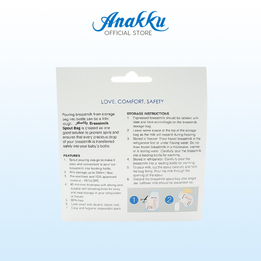 Anakku Milk Storage Bag 250ml-30S Beg Penyimpanan Susu 164-112